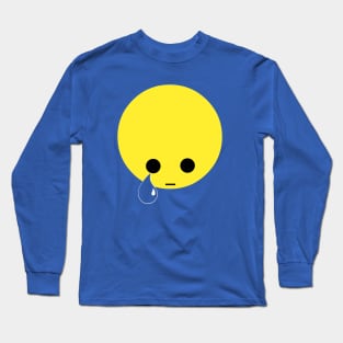 Sad Smiley | Blue Control Victim | MTG Control Hate Long Sleeve T-Shirt